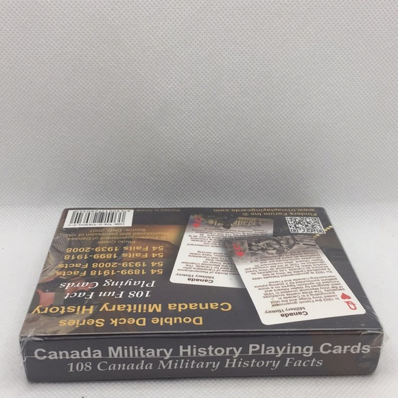 Canada Military History Playing Cards Factory Sealed Card Game Collectible - Picture 2 of 9